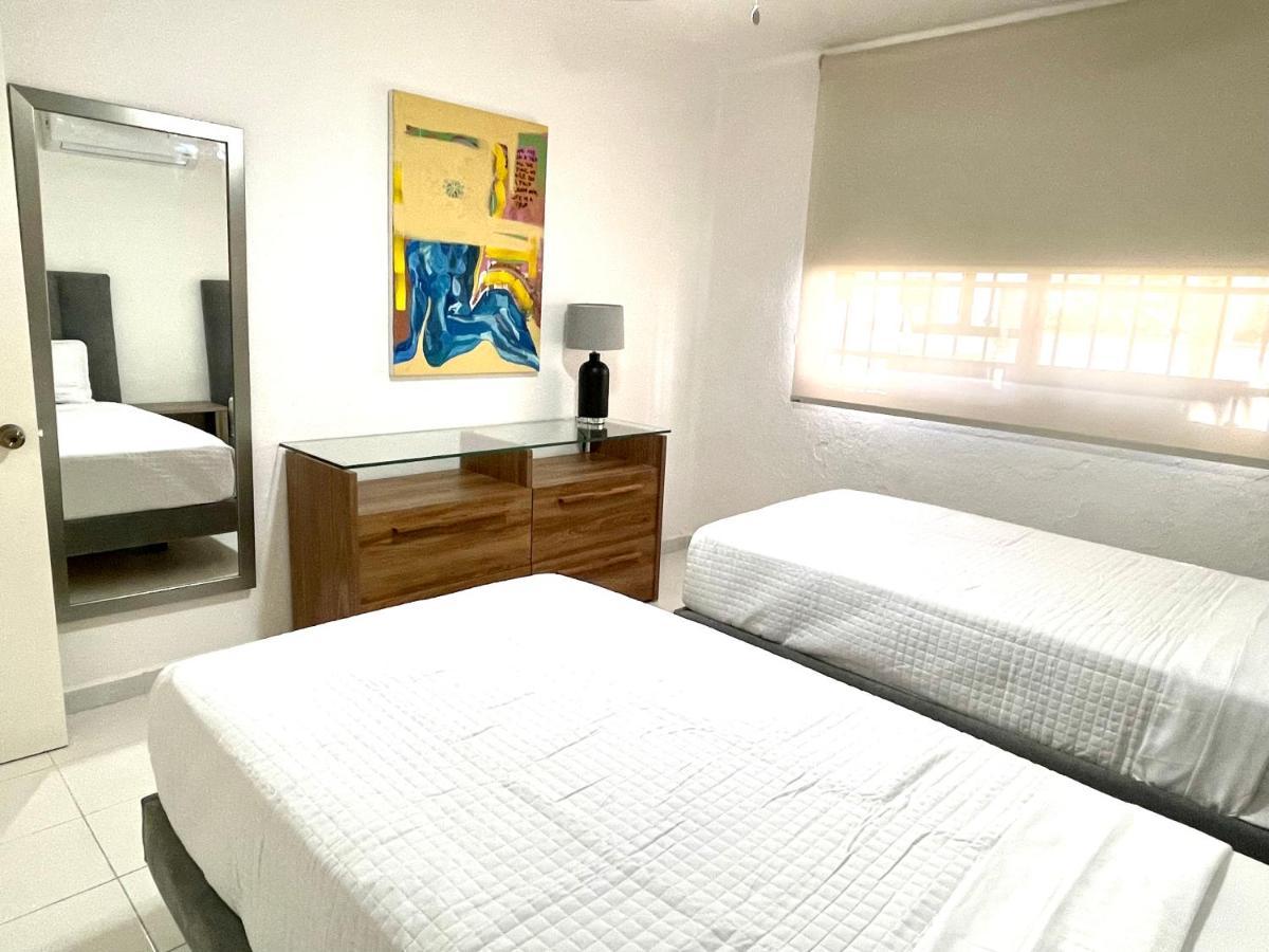 D1 Prime Location 3 Bedroom Ground Floor Spacious Apartment Cancun Bagian luar foto